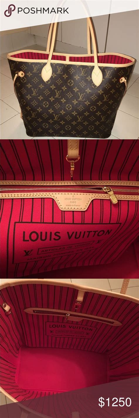 louis vuitton neverfull red inside|louis vuitton gifts.